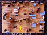 Etherwave Modification Board EW-REB 01-2021 0v2 Prototype TOP view R101