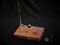 Modified FRANZIS Theremin kit front view