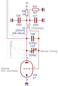 Rockmore-Theremin Volume Oscillator Schematic